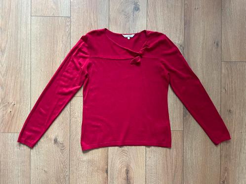Yera mooie rode top met strik detail maat M, Kleding | Dames, Tops, Gedragen, Maat 38/40 (M), Rood, Korte mouw, Ophalen of Verzenden
