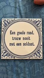 Tegeltje, Huis en Inrichting, Woonaccessoires | Tekstborden en Spreuken, Ophalen of Verzenden, Zo goed als nieuw