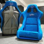 NRG Prisma Ultra Alcantara Blauw Kuipstoel Sportstoel, Auto diversen, Tuning en Styling, Ophalen of Verzenden