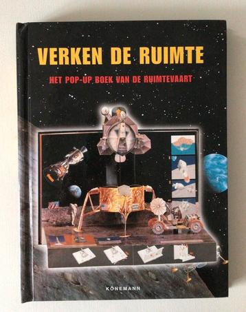 Boek verken de ruimte pop-up boek ruimtevaart space shuttle beschikbaar voor biedingen