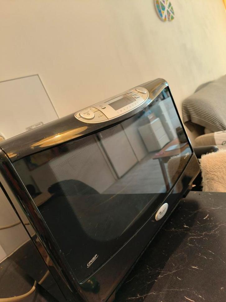 Whirlpool Combimagnetron - Gebruikt, Witgoed en Apparatuur, Magnetrons, Gebruikt, Vrijstaand, Combimagnetron, 45 tot 60 cm, Crisp