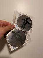 RVS Deurplakkers Dames/Heren WC, Ophalen of Verzenden, Nieuw