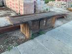 Antieke Werkbank vintage timmerman, Tuin en Terras, Ophalen, Zo goed als nieuw, Hout