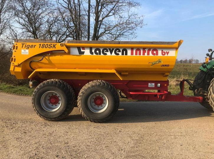 Te koop: Jako Tiger 180SK Gronddumper, Zakelijke goederen, Agrarisch | Werktuigen, Transport, Ophalen