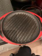 Le Creuset grill plate ( gietijzer), Huis en Inrichting, Keuken | Potten en Pannen, Ophalen of Verzenden, Gietijzer, Koekenpan of Braadpan