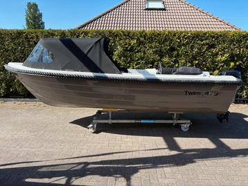 Twins 475 met Tohatsu 9.8 PK 4 Takt Nieuw (bj 2023) beschikbaar voor biedingen