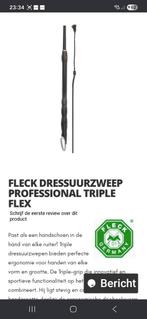 FLECK DRESSUURZWEEP TRIPLE  FLEX 170 CM NIEUW, Ophalen, Nieuw, Dressuur