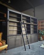 XXL Zwarte boekenkast | Chique Bibliotheekkast |  #343, Huis en Inrichting, Kasten | Boekenkasten, Niet ingevuld, Met deur(en)