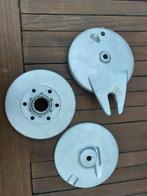 Zundapp 150 mm tandwiel houder + remdeksel Km plaat, Ophalen of Verzenden, Gebruikt, Overige typen