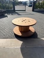 Houten Kabelhaspel Tafel, Ophalen, Gebruikt, 100 tot 150 cm, Rond