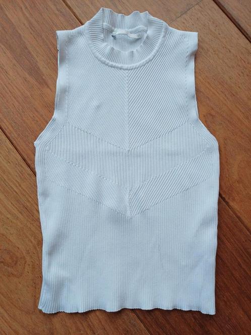 Witte Only Top - Maat S, Kleding | Dames, Tops, Zo goed als nieuw, Maat 36 (S), Wit, Zonder mouw, Ophalen of Verzenden