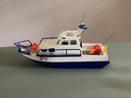 Playmobil politieboot incl poppetjes, Kinderen en Baby's, Speelgoed | Playmobil, Ophalen of Verzenden, Gebruikt, Complete set