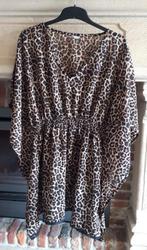 Zeeman - tuniek/blouse - maat 44/46- zwart/bruin print-nieuw, Kleding | Dames, Badmode en Zwemkleding, Overige typen, Verzenden