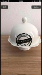 Riverdale porseinen serveerschaal met deksel, Huis en Inrichting, Woonaccessoires | Stolpen, Ophalen of Verzenden, Zo goed als nieuw