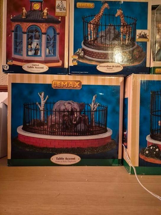 Lemax City Zoo Set, Diversen, Kerst, Zo goed als nieuw, Ophalen of Verzenden