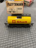 Fleischmann 5031 Shell Tankwagon, Hobby en Vrije tijd, Modeltreinen | H0, Gebruikt, Gelijkstroom, Fleischmann, Wagon