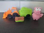 PlayDoh traktor met kar en varken, Ophalen, Gebruikt