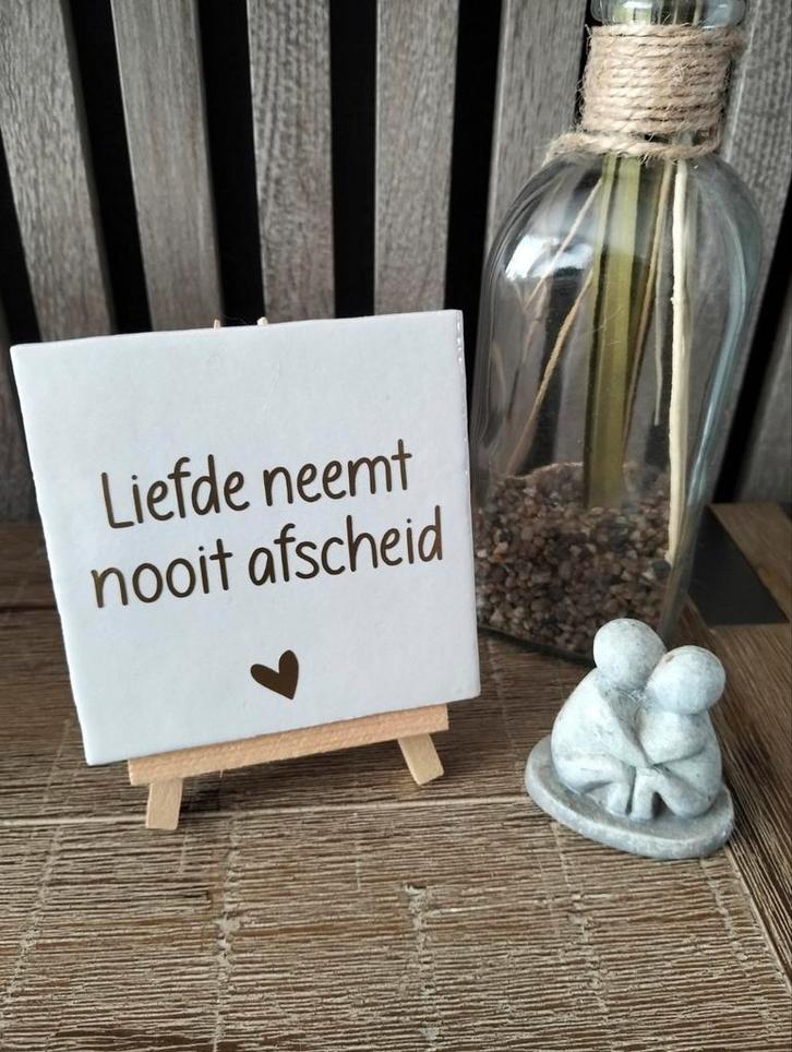 Leuke tegeltjes met tekst, Huis en Inrichting, Woonaccessoires | Tekstborden en Spreuken, Nieuw, Ophalen of Verzenden