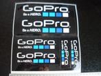 6x sticker GoPro logo be a hero camera woodman labs, Ophalen of Verzenden, Zo goed als nieuw, Merk