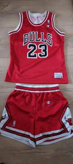 NBA Champion Michael Jordan Jersey #23 + Shortpants, Ophalen of Verzenden, Gebruikt, Kleding