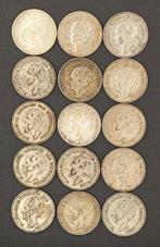 15x 1/2 Gulden Wilhelmina, Postzegels en Munten, Munten | Nederland, ½ gulden, Setje, Zilver, Ophalen of Verzenden