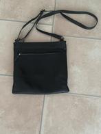 Burkely Zwarte Schoudertas, Ophalen of Verzenden, Zo goed als nieuw, Zwart