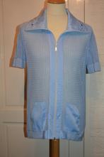 Laura Kent, mooi open gebreid vest, maat 46, Blauw, Maat 46/48 (XL) of groter, Ophalen of Verzenden, Zo goed als nieuw