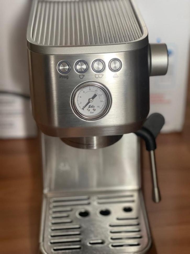 Solis Barista Perfetta plus espresso machine, Witgoed en Apparatuur, Koffiezetapparaten, Gebruikt, Gemalen koffie, Espresso apparaat