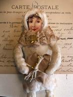 Nostalgisch feathertree wattenmeisje “cadeaux” 11.5cm, Ophalen of Verzenden, Zo goed als nieuw