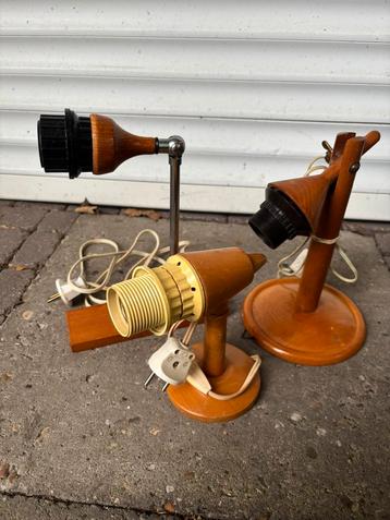 (3x) Vintage Deense wandlamp jaren 50/60 beschikbaar voor biedingen