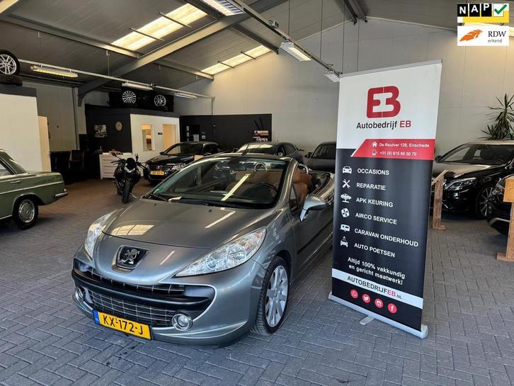 Peugeot 207 CC 1.6 VTi N.A.P- Leer-Lichtmetalen- Automaat-, Auto's, Peugeot, Bedrijf, Te koop, ABS, Airbags, Boordcomputer, Centrale vergrendeling