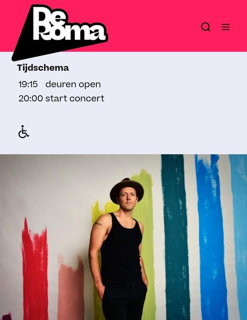 2 tickets Jason Mraz Still Yours tour met Gregory Page, Tickets en Kaartjes, Concerten | Pop, Twee personen, Oktober