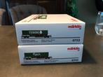MÄRKLIN 47112/47113: Set Taschenwagen "Tuborg- Carlsberg”, Ophalen of Verzenden, Zo goed als nieuw, Wisselstroom, Märklin