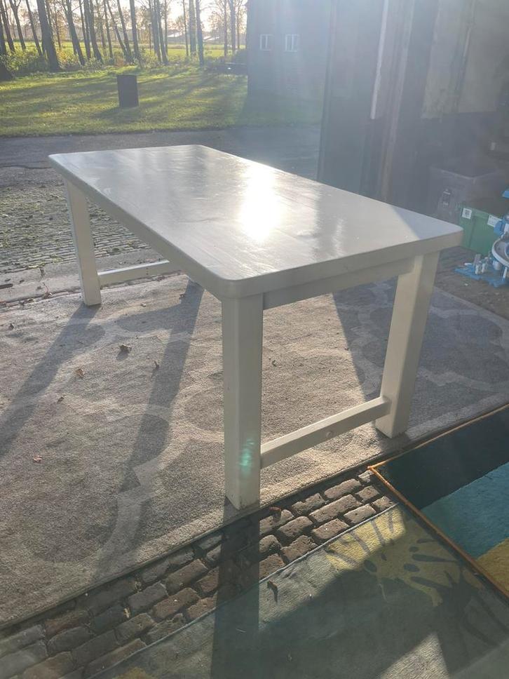 PRACHTIGE EETTAFEL KLOOSTERTAFEL TUINTAFEL TE KOOP! 180 x 80, Huis en Inrichting, Tafels | Eettafels, Gebruikt, 50 tot 100 cm