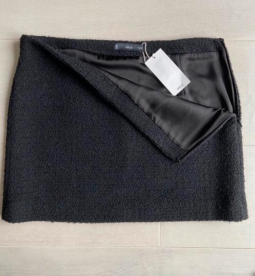Mango rok zwart tweed rokje Mango - NIEUW, Kleding | Dames, Rokken, Nieuw, Maat 38/40 (M), Zwart, Boven de knie, Verzenden