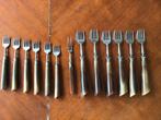 Antieke gebaksvorkjes uit Solingen, Antiek en Kunst, Antiek | Bestek, Ophalen of Verzenden