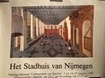 Affiche tentoonstelling Het stadhuis van Nijmegen, Gebruikt, Ophalen of Verzenden, A1 t/m A3, Rechthoekig Staand