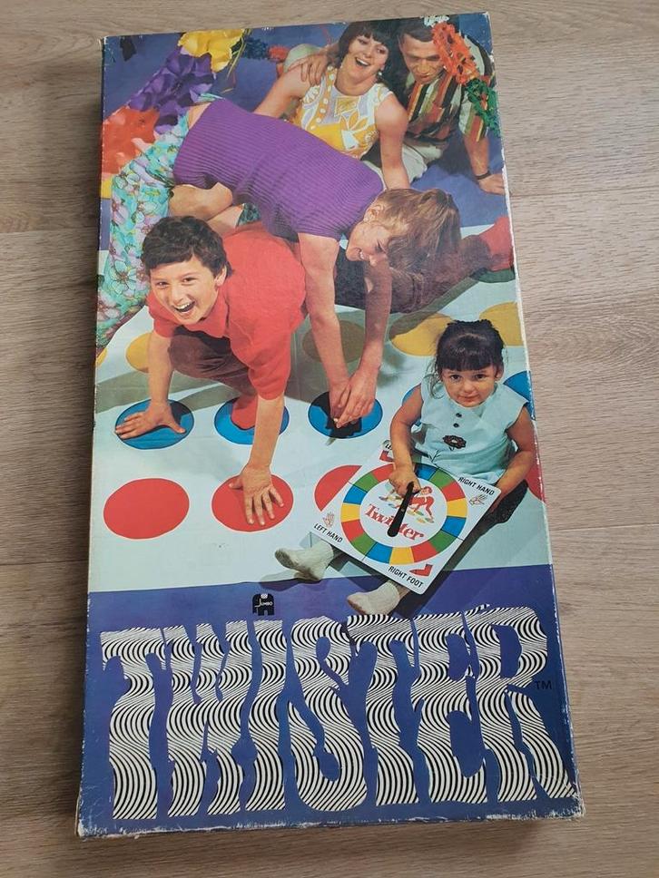 1e editie van Twister uit 1966
Jumbo, Hobby en Vrije tijd, Gezelschapsspellen | Overige, Zo goed als nieuw, Ophalen of Verzenden