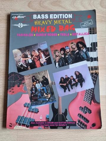 Heavy Metal Mixed Bag bass edition gitaar tab muziek 1989 beschikbaar voor biedingen