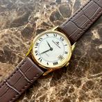 Jaeger Le Coultre Automatic 18k, Goud, Ophalen, Overige merken, Leer