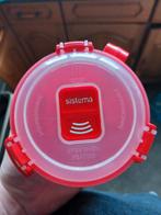 Sistema Magnetron Kom - Rood op halen, Huis en Inrichting, Keuken | Tupperware, Ophalen of Verzenden, Zo goed als nieuw, Rood