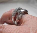 Zilveren royale Ti Sento ring maat krap 18.75 nr.1556