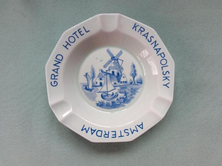 Asbak P.Regout - Krasnapolsky Hotel - Amsterdam -, Antiek en Kunst, Antiek | Keramiek en Aardewerk, Verzenden