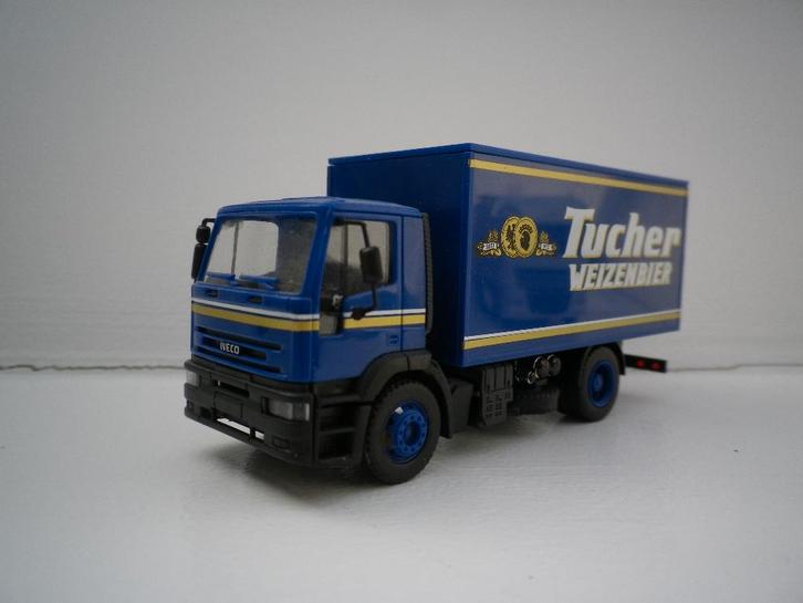 Rietze Iveco Eurotech bakwagen Tucher Bier, Hobby en Vrije tijd, Modelauto's | 1:87, Zo goed als nieuw, Bus of Vrachtwagen, Rietze