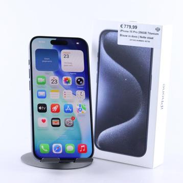 iPhone 15 Pro 256GB Titanium Blauw in doos | Nette staat beschikbaar voor biedingen
