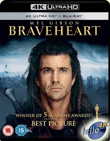 Blu-ray 4K: Braveheart (1995 Mel Gibson), 3-disc KC, UK NLO beschikbaar voor biedingen