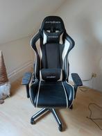 DXRacer Gaming Bureaustoel - Zwart/Wit, Huis en Inrichting, Bureaustoelen, Ophalen, Gaming bureaustoel, Zo goed als nieuw, Zwart