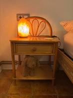 Vintage Rotan Nachtkastjes - Set van 2, Huis en Inrichting, Slaapkamer | Nachtkastjes, Overige materialen, Minder dan 45 cm, Ophalen of Verzenden
