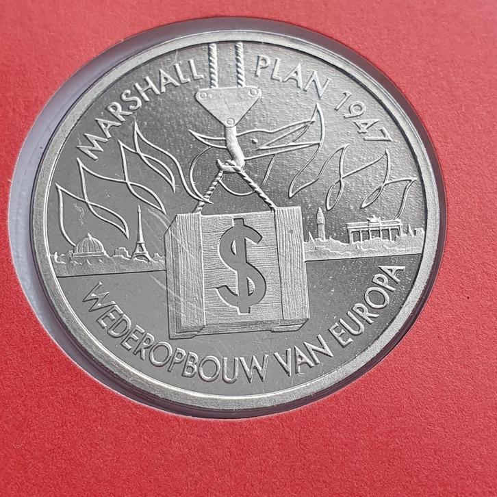 NED 1 ECU 1997 Marshall Plan, Postzegels en Munten, Munten | Nederland, Ophalen of Verzenden