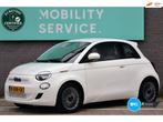 Fiat 500 Icon 42 kWh SOH94% Carplay Cruise Airco Full Map, Auto's, Fiat, Stof, 4 stoelen, Wit, Lichtsensor